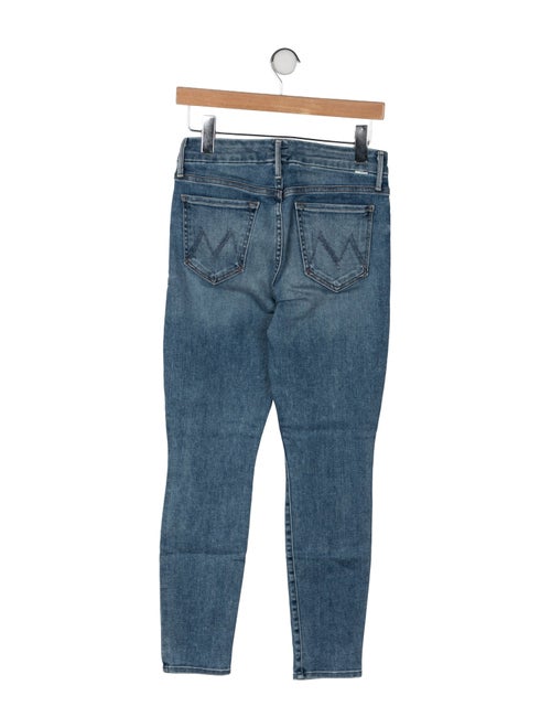 Mother Mid-Rise Skinny Leg Jeans