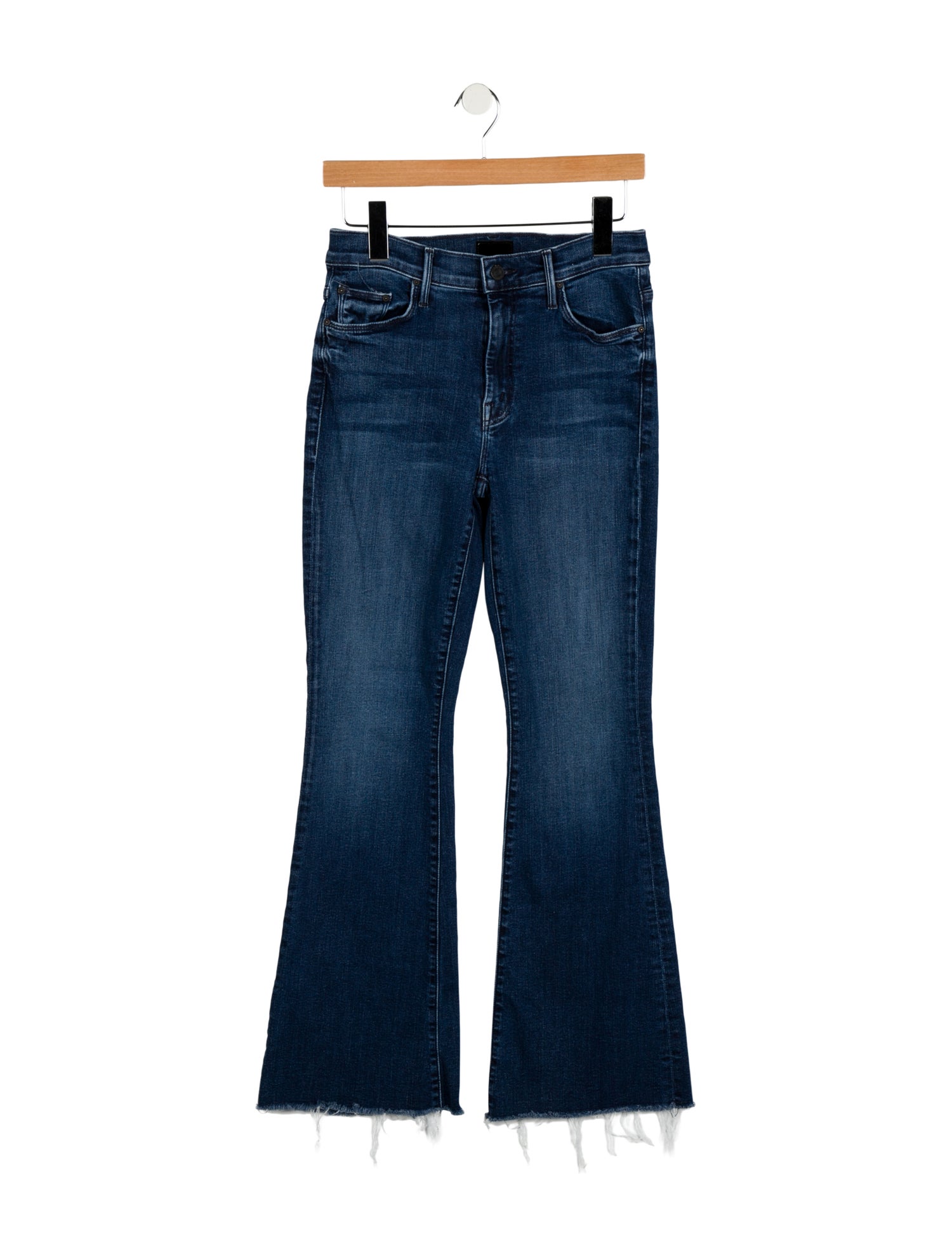 Mother Mid-Rise Wide Leg Jeans