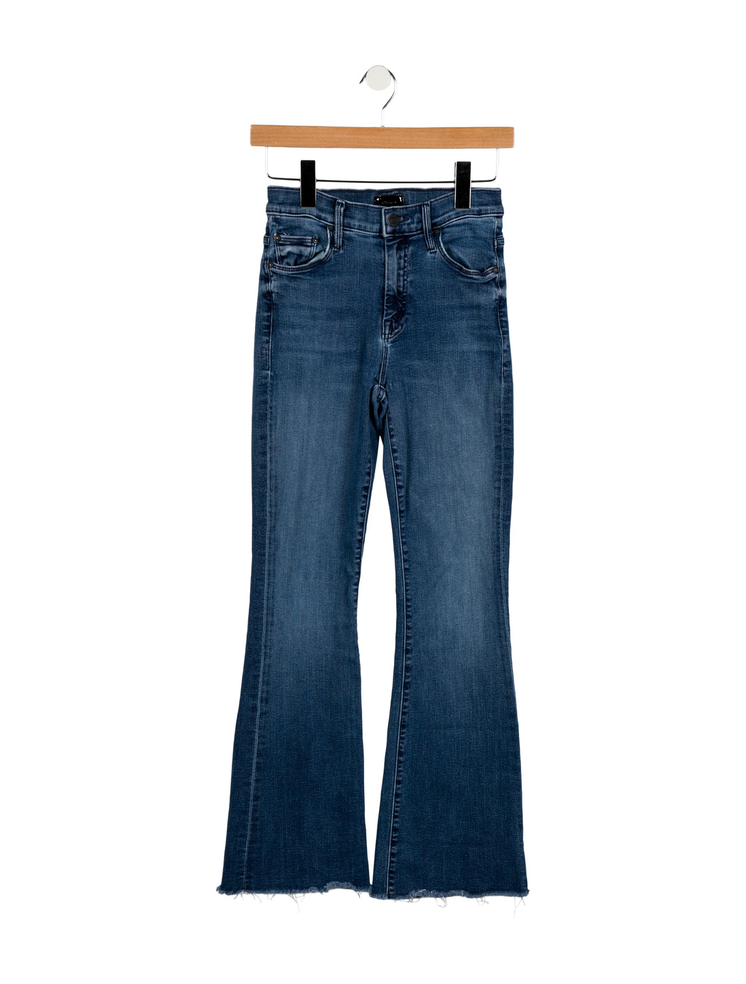 Mother Mid-Rise Straight Leg Jeans