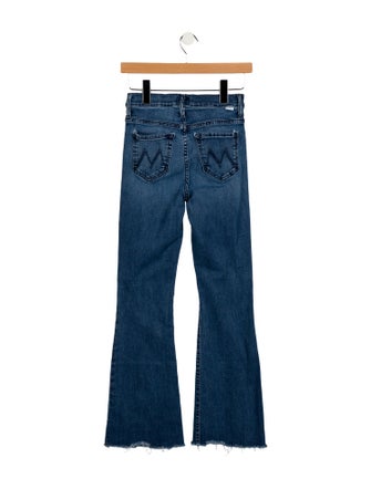 Mother Mid-Rise Straight Leg Jeans