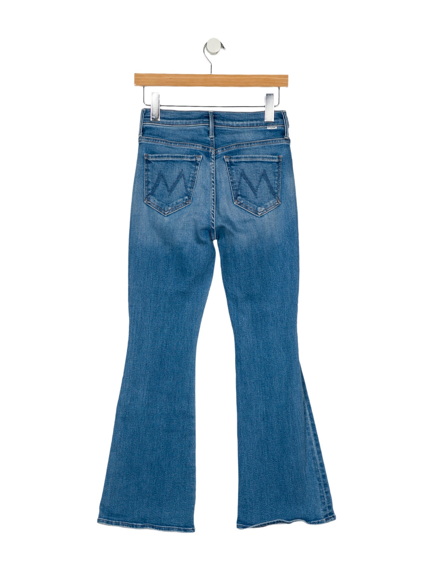 Mother Mid-Rise Wide Leg Jeans