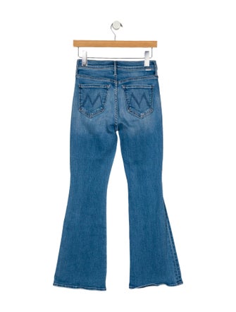 Mother Mid-Rise Wide Leg Jeans