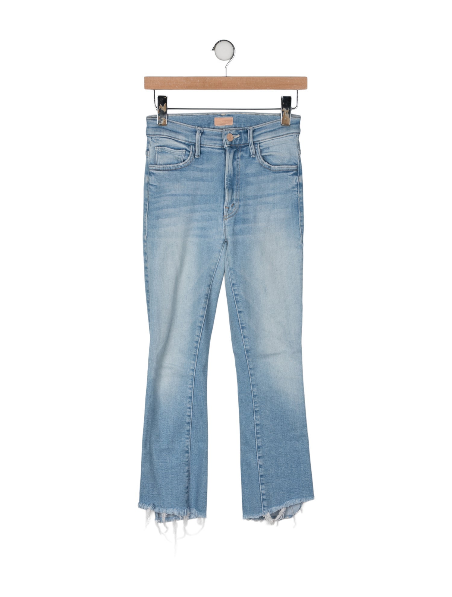 Mother Mid-Rise Straight Leg Jeans