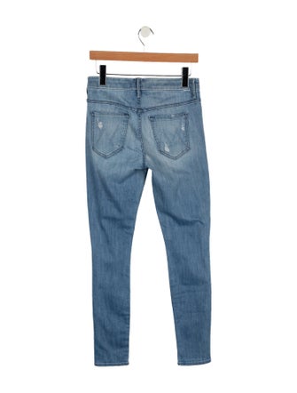 Mother Mid-Rise Skinny Leg Jeans