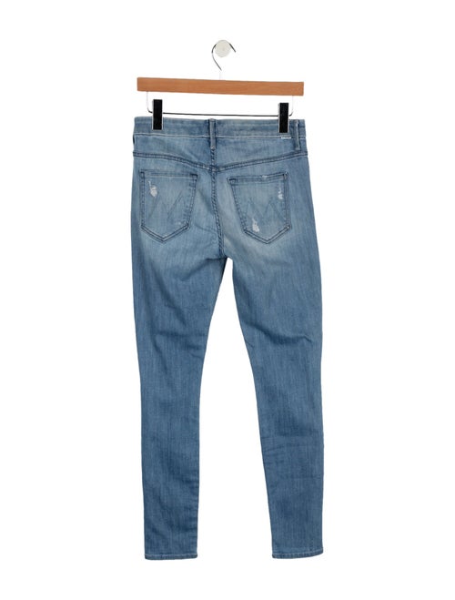 Mother Mid-Rise Skinny Leg Jeans
