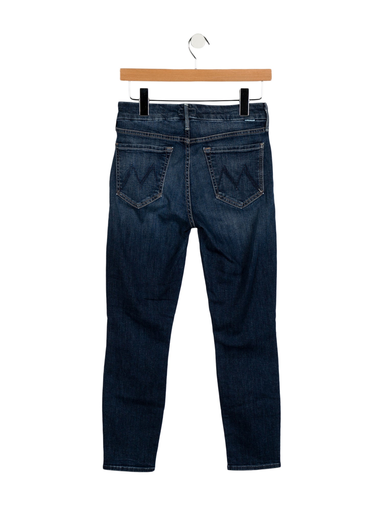 Mother Mid-Rise Skinny Leg Jeans
