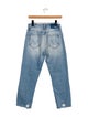 Mother Mid-Rise Straight Leg Jeans