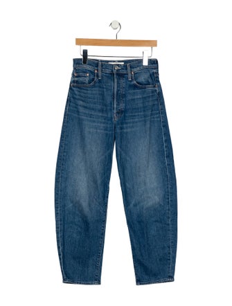 Mother High-Rise Straight Leg Jeans