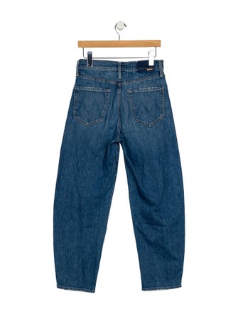 Mother High-Rise Straight Leg Jeans