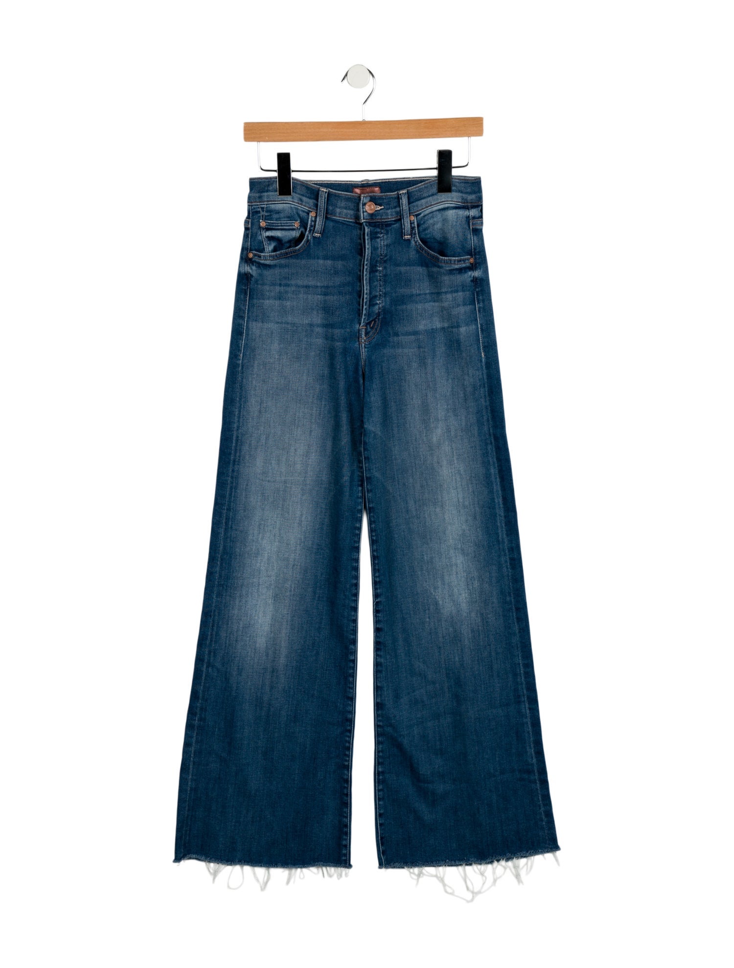 Mother Low-Rise Wide Leg Jeans