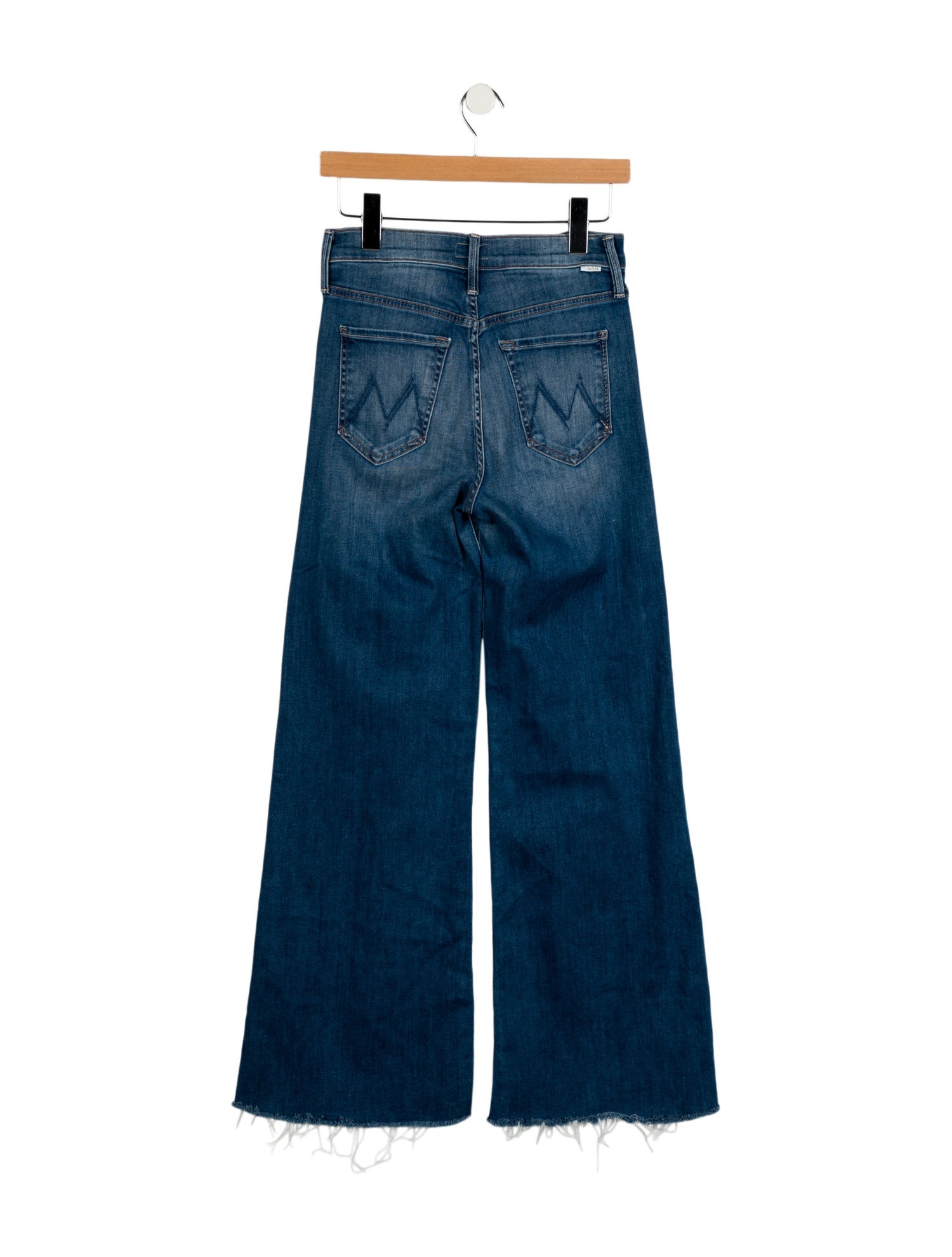 Mother Low-Rise Wide Leg Jeans