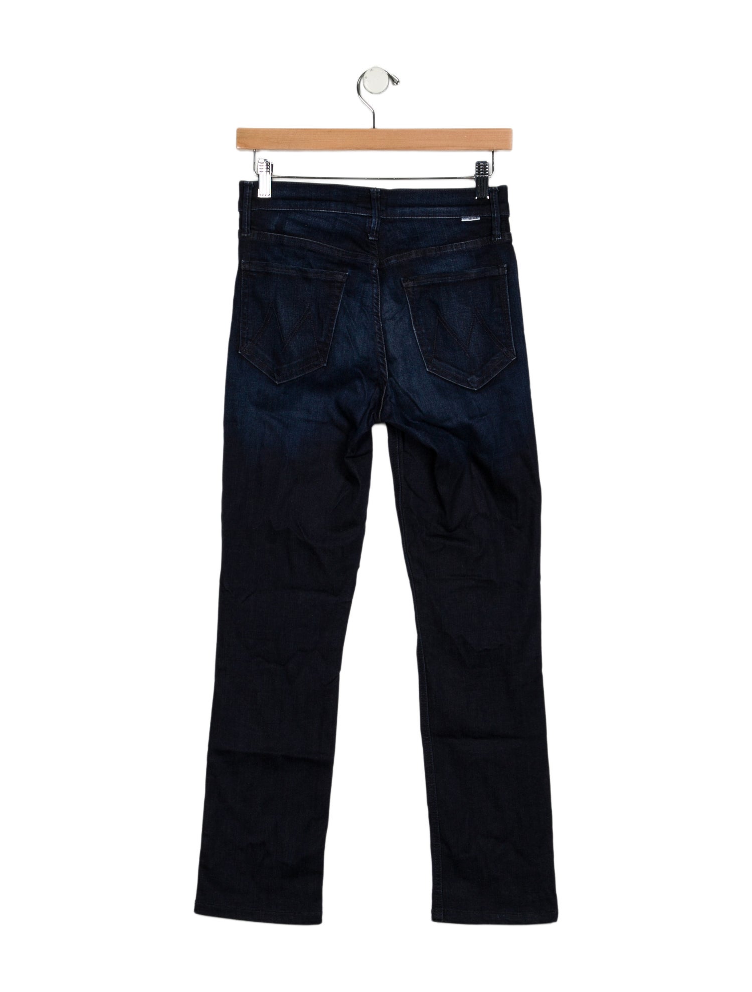 Mother Mid-Rise Straight Leg Jeans