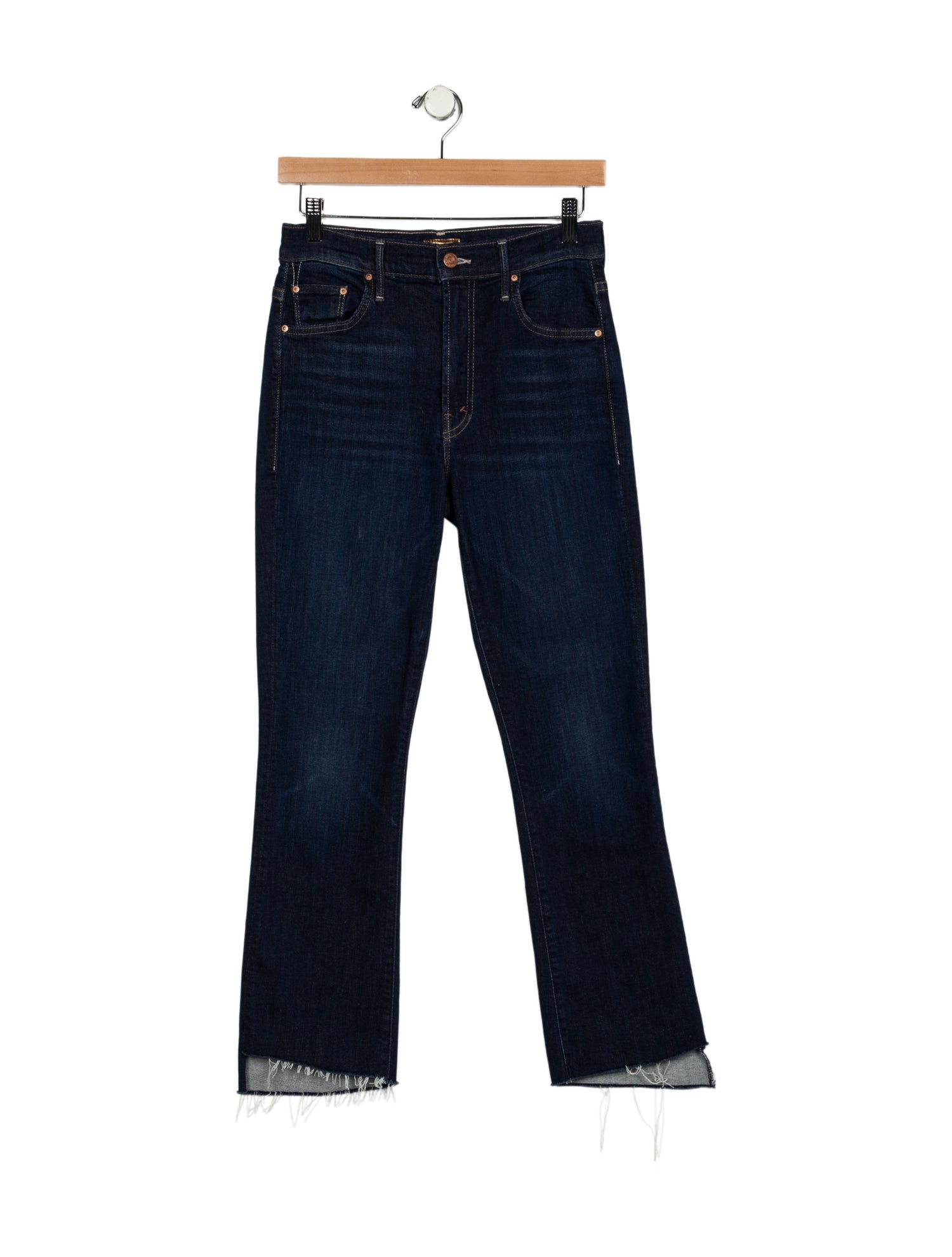 Mother High-Rise Straight Leg Jeans