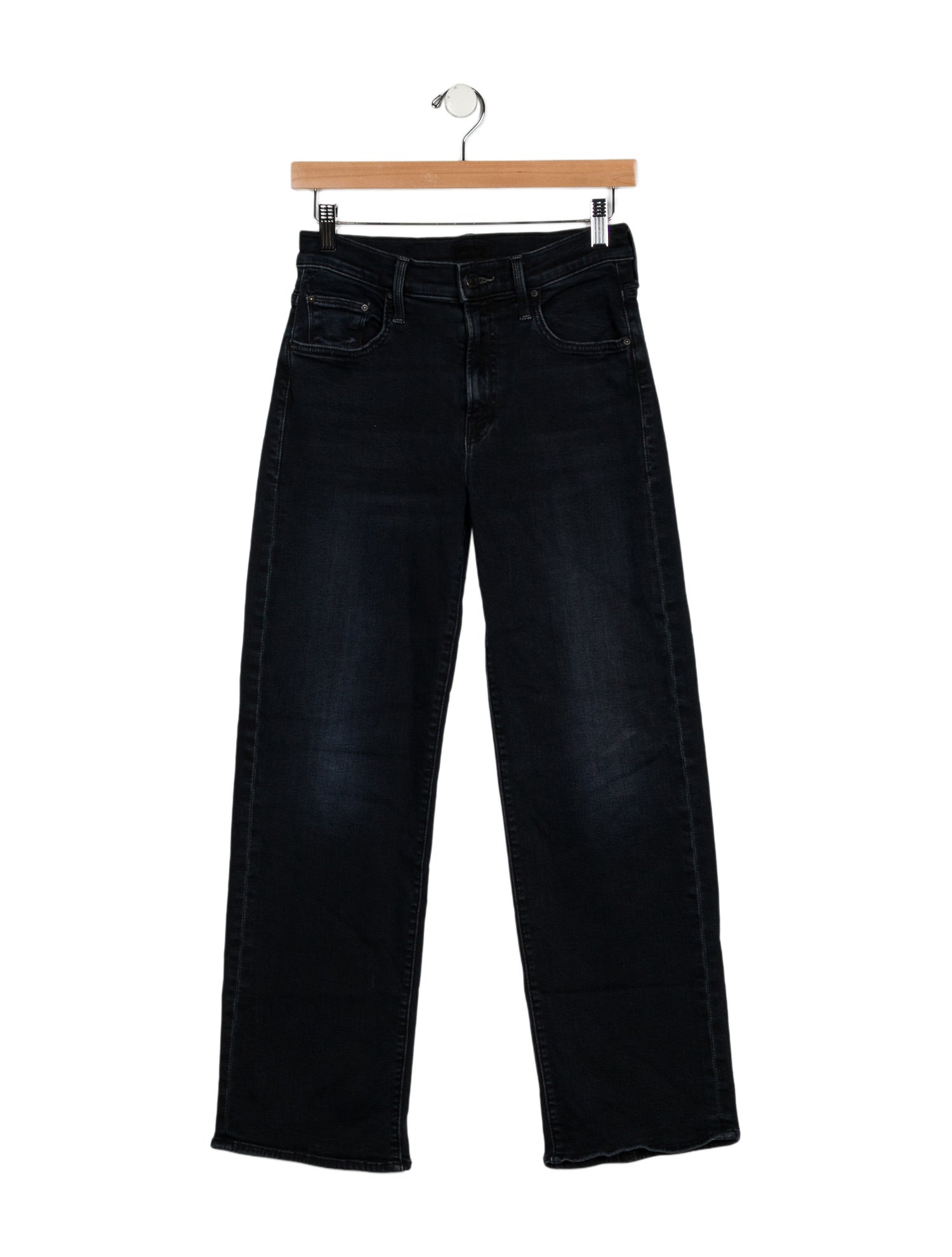 Mother Mid-Rise Straight Leg Jeans