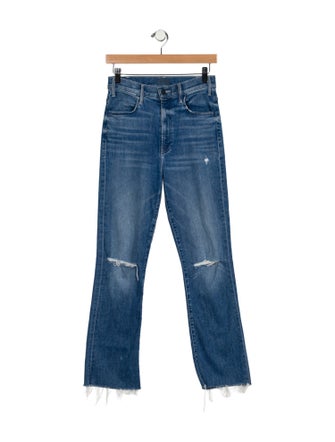 Mother High-Rise Straight Leg Jeans