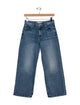 Mother Mid-Rise Wide Leg Jeans