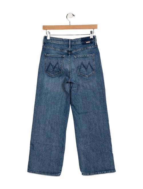 Mother Mid-Rise Wide Leg Jeans