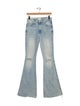 Mother Mid-Rise Wide Leg Jeans