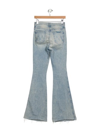 Mother Mid-Rise Wide Leg Jeans