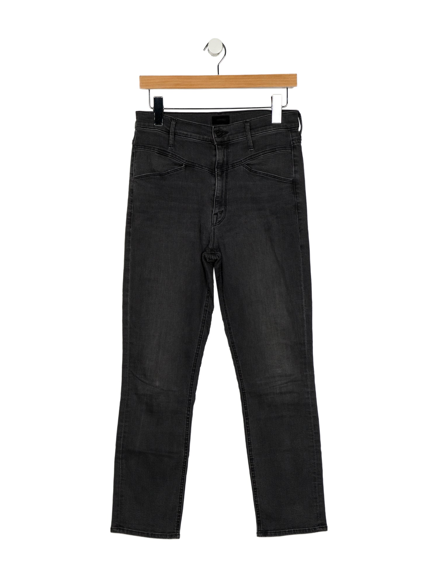 Mother High-Rise Straight Leg Jeans