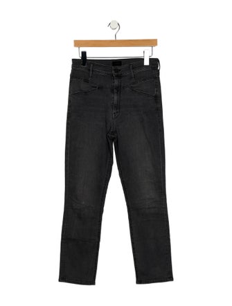 Mother High-Rise Straight Leg Jeans