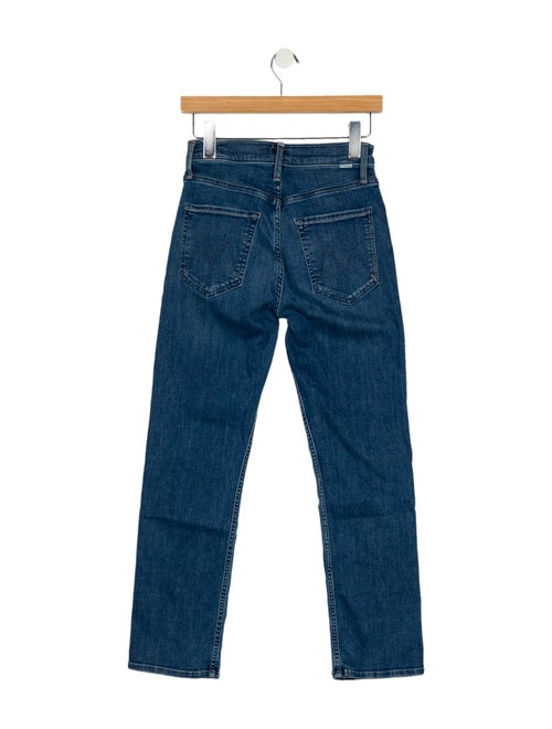Mother Mid-Rise Straight Leg Jeans