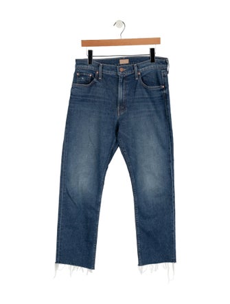 Mother High-Rise Straight Leg Jeans