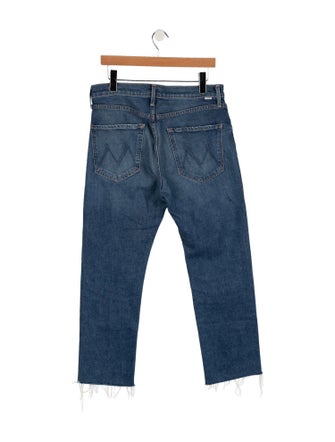 Mother High-Rise Straight Leg Jeans