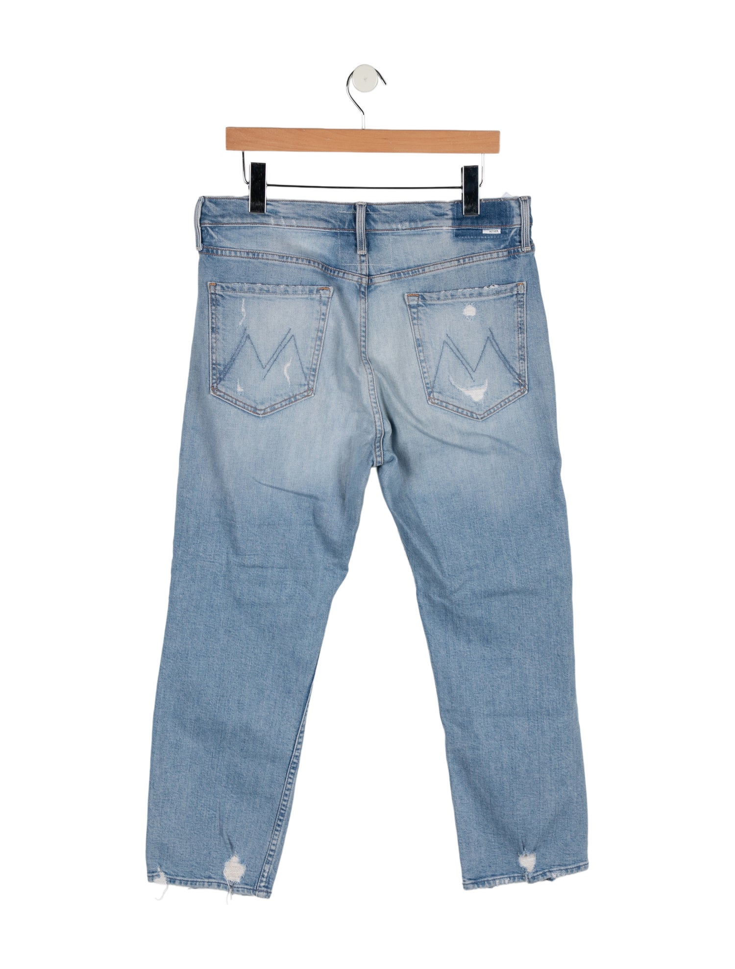Mother High-Rise Straight Leg Jeans