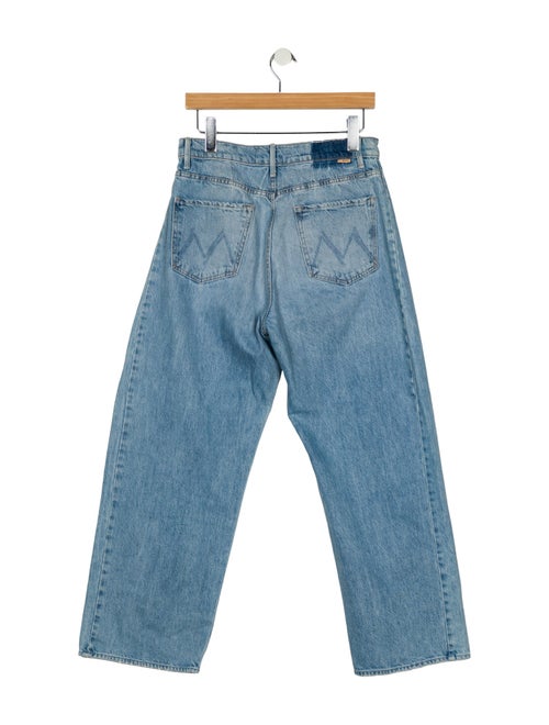 Mother Mid-Rise Wide Leg Jeans