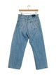 Mother Mid-Rise Wide Leg Jeans