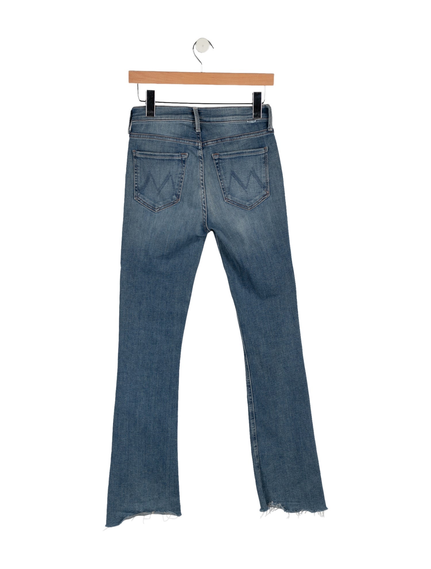 Mother Mid-Rise Straight Leg Jeans