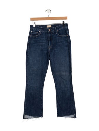 Mother Mid-Rise Straight Leg Jeans