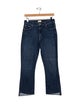Mother Mid-Rise Straight Leg Jeans