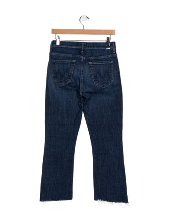 Mother Mid-Rise Straight Leg Jeans