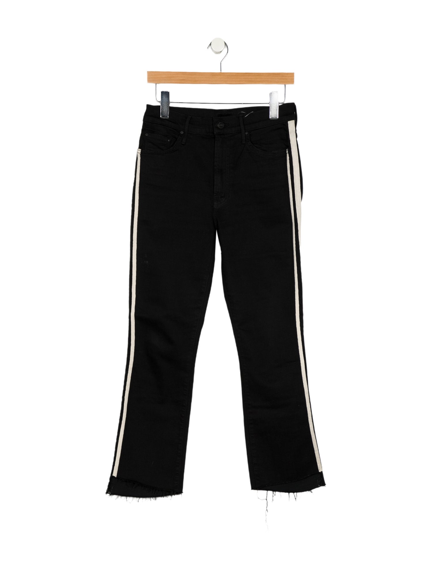 Mother Mid-Rise Straight Leg Jeans