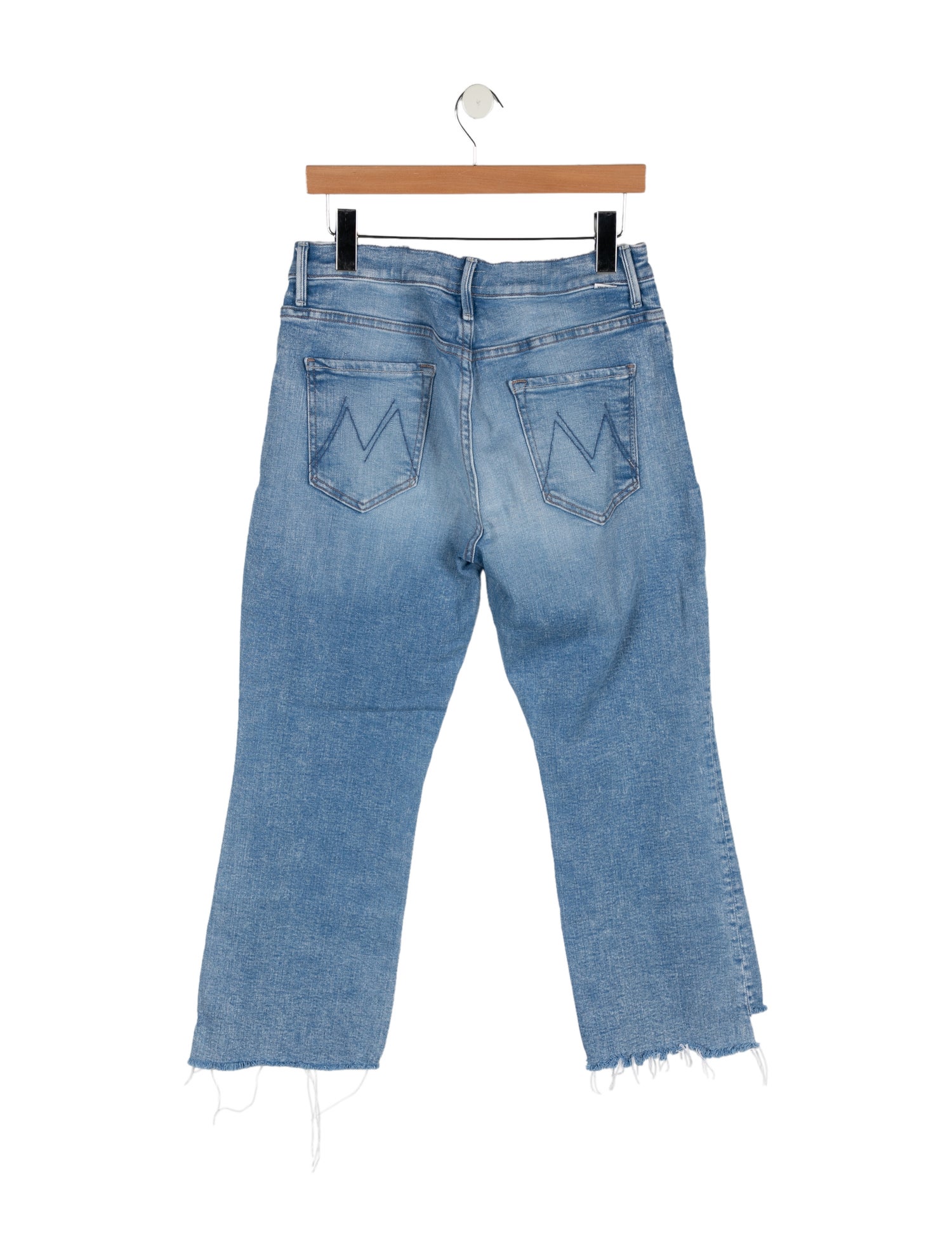 Mother Mid-Rise Straight Leg Jeans