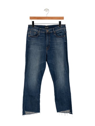 Mother High-Rise Straight Leg Jeans