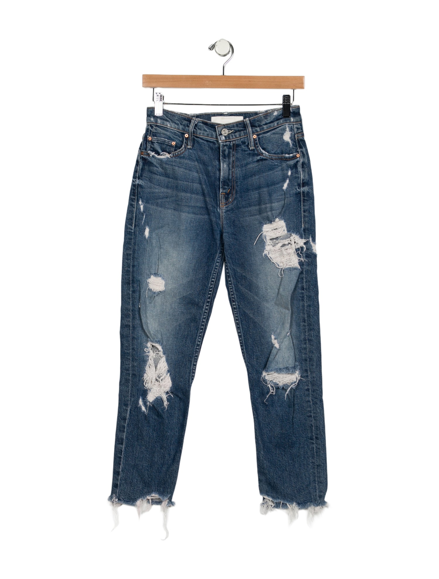 Mother Mid-Rise Skinny Leg Jeans