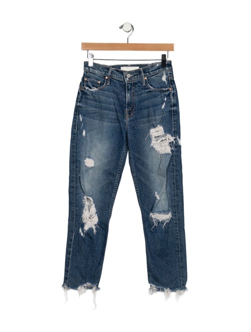 Mother Mid-Rise Skinny Leg Jeans