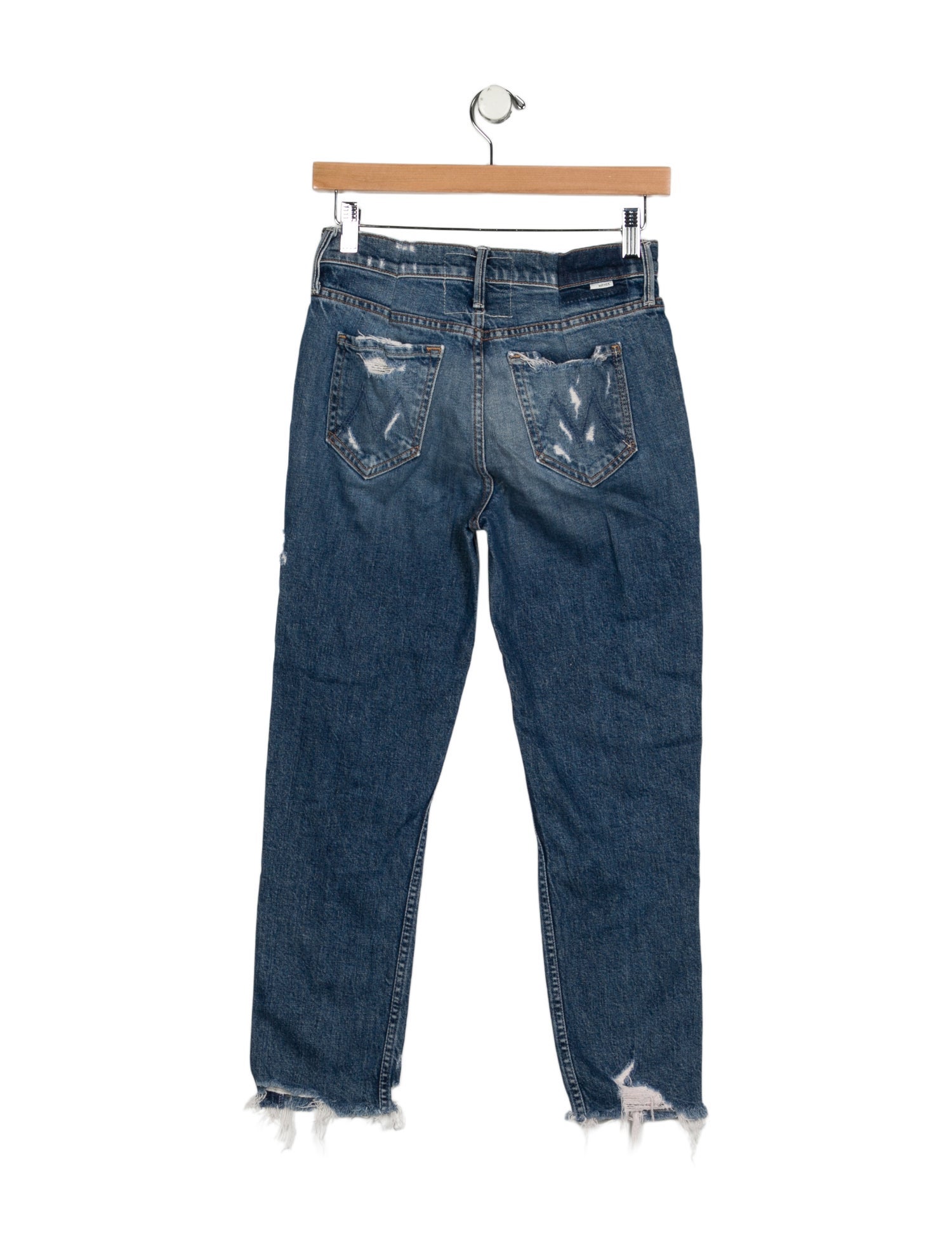 Mother Mid-Rise Skinny Leg Jeans