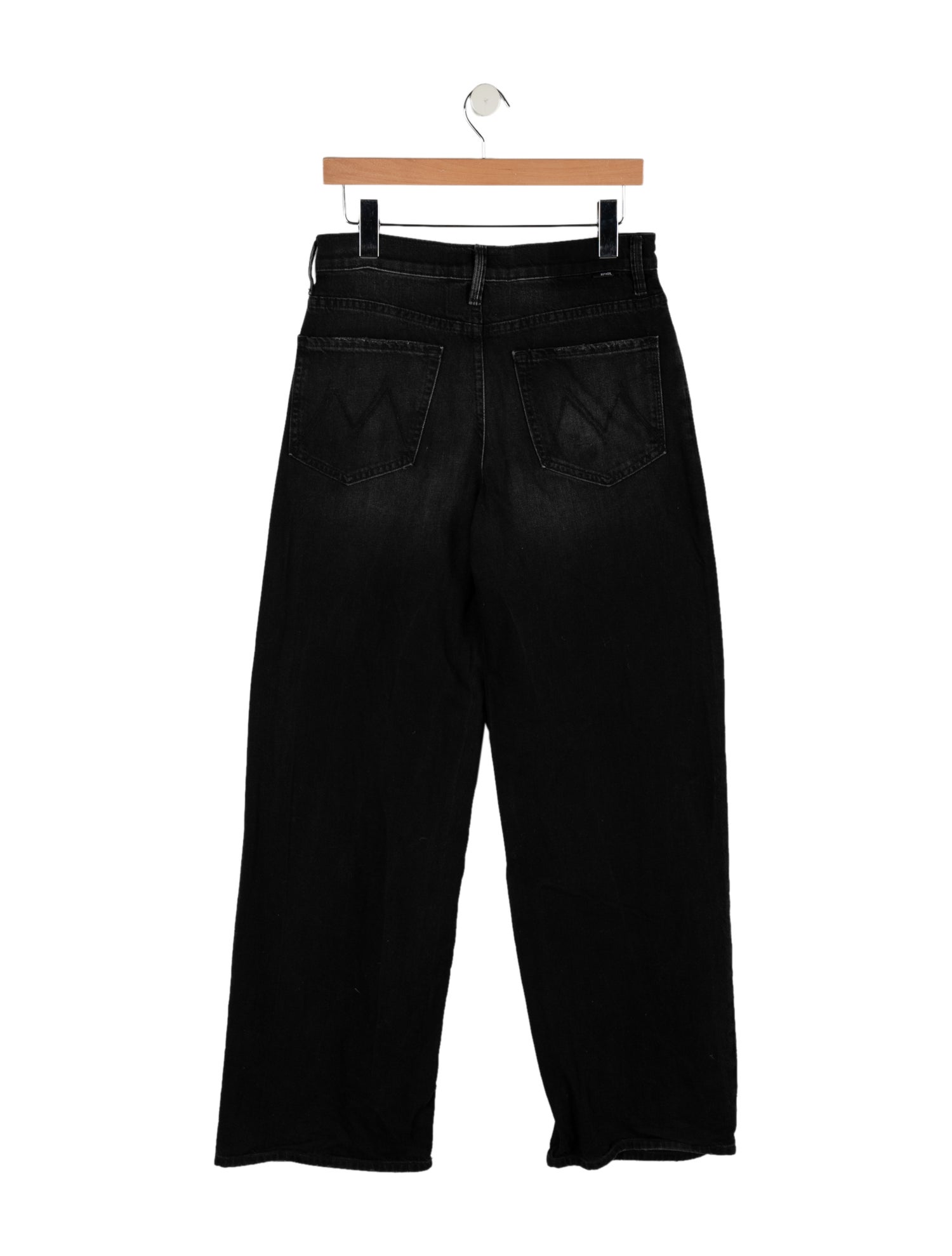 Mother Mid-Rise Wide Leg Jeans