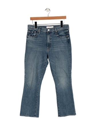 Mother Mid-Rise Straight Leg Jeans