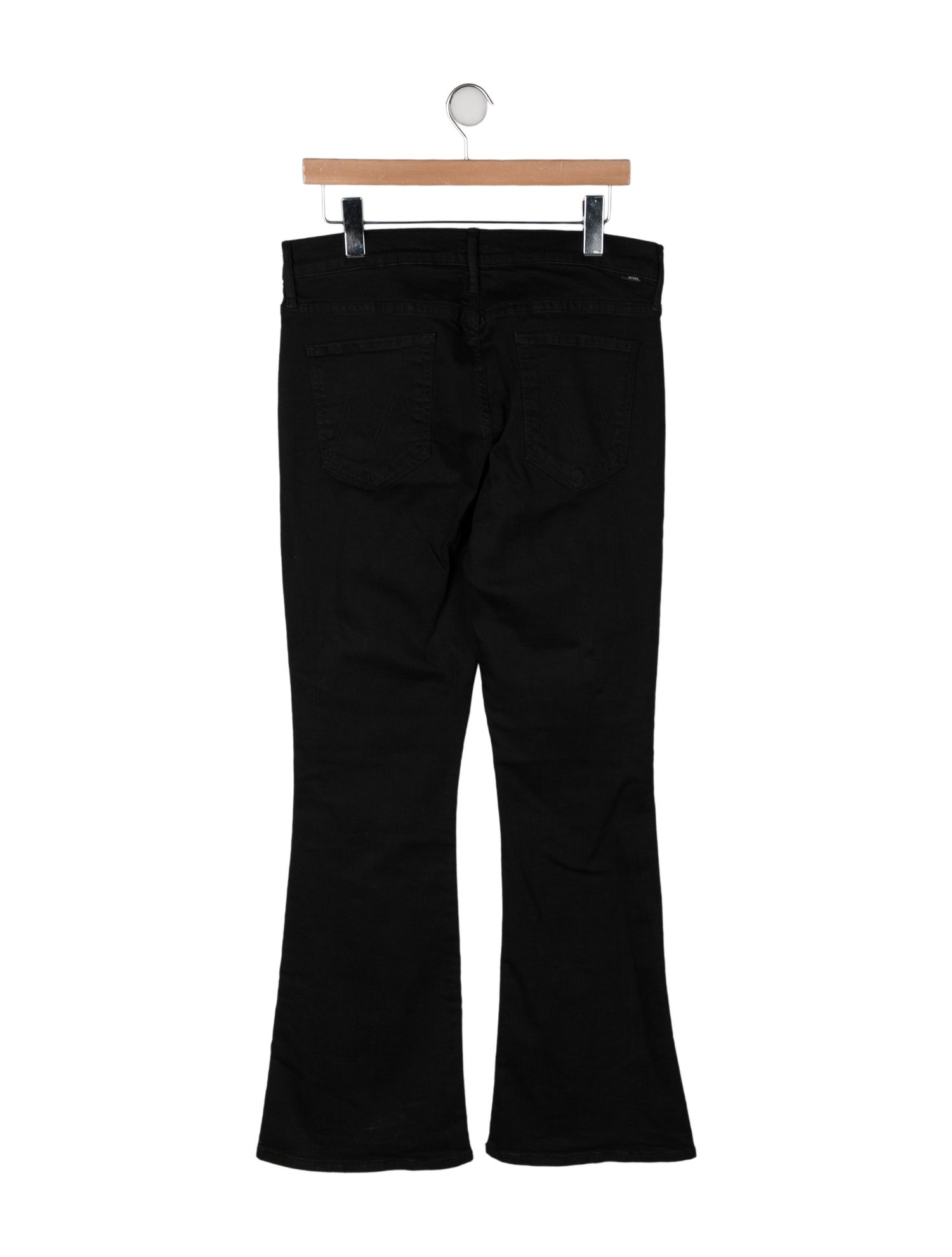 Mother Mid-Rise Wide Leg Jeans