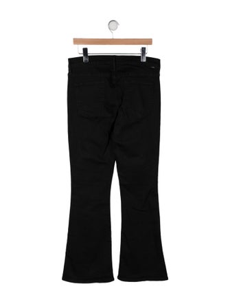 Mother Mid-Rise Wide Leg Jeans