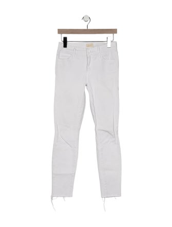 Mother Mid-Rise Skinny Leg Jeans