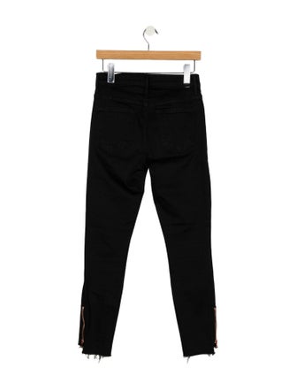Mother Mid-Rise Skinny Leg Jeans