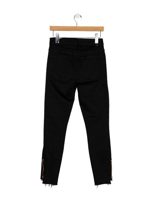 Mother Mid-Rise Skinny Leg Jeans