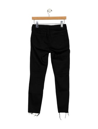 Mother Mid-Rise Skinny Leg Jeans