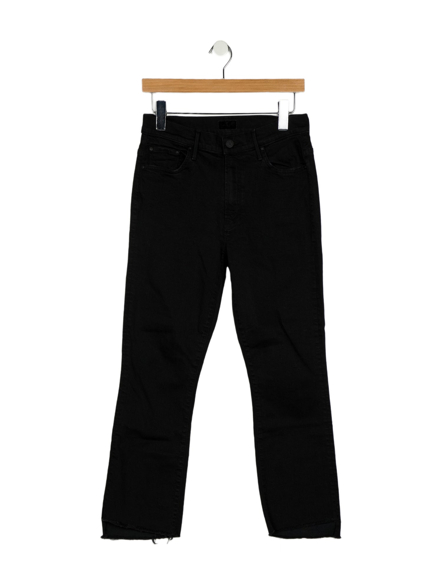 Mother Mid-Rise Straight Leg Jeans